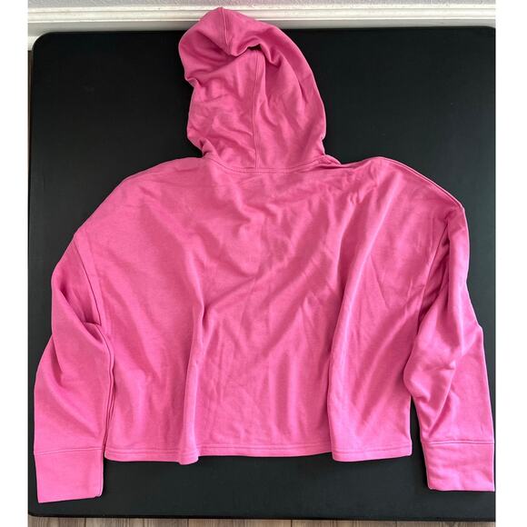 NWT Women Under Armour Rival Terry Crop Hoodie L - Picture 3 of 3